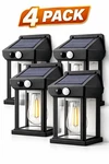 Solar Wall Lights 4 Pack Outdoor Motion Sensor Led Sconce Lantern Waterproof. Fixed Price $32.90.