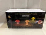 Infinity X1 Solar Glass Mushroom Landscape Accent Light, Auto, 3-PACK. Fixed Price $39.95.