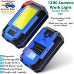 Light Rechargeable Magnetic Cob Led Workshop Boat Mechanic Camping. Fixed Price $27.16.