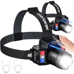 Headlamp Rechargeable 2 Pack, Motion Sensor Super Bright Led Flashli.... Fixed Price $173.47.