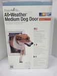 Ideal Perfect Pet All Weather Medium Dog Door Up To 35 Lbs Energy Saver. Fixed Price $29.99.