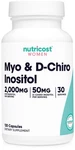 Nutricost Myo Inositol & D-chiro For Women 2000MG, 120 Capsules. Fixed Price $15.98.