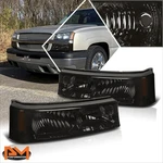 For 03-07 Silverado/avalanche Bumper Lights Smoked Housing Amber Corner Signal. Fixed Price $32.20.