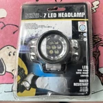 New Thinktank Technology 7 Led Headlamp Wide Beam/super Bright Lighting 28 Lumen. Fixed Price $14.00.