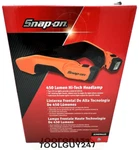 Snap On ECHDF042 High-tech Headlamp Light Orange 450 Lumens Rechargeable New. Fixed Price $119.95.
