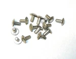 1/4" X 9/16" Full Brazier Head Solid Aluminum Rivet - 1100F (soft) Pcs.. Fixed Price $18.90.