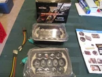 Partsam 2PCS Rectangle H6054 Headlights 5X7 7X6 Headlamp Hi/low Sealed Beam. Fixed Price $45.00.