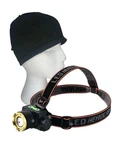 Klidvan Headlamp Flashlight, 1500 Lumens Bright Led Rechargeable With Scull Cap. Fixed Price $12.95.
