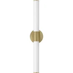 Maxim Lighting 52504WTNAB Tubo Bathroom Vanity Natural Aged Brass. Fixed Price $134.00.
