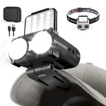 Hard Hat Light, Ultra-bright 800LM & 180 Adjustable Dimming Clip Headlamp. Fixed Price $19.99.