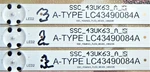 Sharp 40" LC-40D68UT Led Strip (one Only) A-type LC43490084A. Fixed Price $15.95.