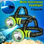 1/2PCS Bright Led Outdoor Diving Headlamps Usb For Fishing Sports. Fixed Price $19.99.