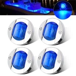 Alfu 4PCS 12V Blue Led Boat Navigation & Courtesy Lights - Waterproof Round M.... Fixed Price $25.04.