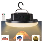 Camping Lantern 10500MAH Rechargeable Battery, 32W Ultra Bright Led Hanging Ligh. Fixed Price $76.99.