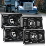 Nilight 4X6 Inch Headlights 60W Dot Approved Hi Lo Sealed Beam Rectangular. Fixed Price $131.94.