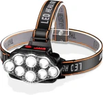 Rechargeable, High Lumen Bright With 8 Led, Black 7. Fixed Price $14.90.