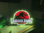 Jurassic Park Movie Led Light Sign 9X8X3 Inch. Fixed Price $25.00.