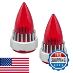Fatecim 2 Bullet Turn Signal Light Supersonic Replacement Red Lenses Covers For. Fixed Price $41.82.