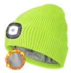 Melasa Winter Fleece Lined Led Beanie, Usb Rechargeable Hand Free Warm Hat Wi.... Fixed Price $25.04.