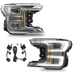 Vland Led Headlights 2018-2020 Ford F150 Projector Chrome Sequential Lh + Rh. Fixed Price $724.99.