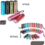Everbrite 30PACK/6PACK Mini Flashlight Sets Aluminum Led Handheld Assorted Color. Fixed Price $17.09.
