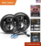7-INCH Waterproof Led Headlight Kit For Enhanced Night Driving Safety. Fixed Price $129.79.
