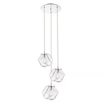 Canarm Rockport 3-LIGHT Chrome Pendant (msrp $394) Dimmable. Fixed Price $195.00.
