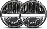 7 Inch Led Round Dot Approved Classic Headlights Compatible Wit.... Fixed Price $179.98.