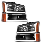 Ledkingdomus Drl Headlight Assembly Compatible With 03-06 Chevy Silverado.... Fixed Price $211.16.