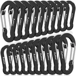 Pullther Fishing Aluminum Clips- Set Of 20,CARABINER Inch. Fixed Price $12.74.