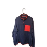 Duluth Trading Mens 2XL Mid Layer Relax Fit Sweater River Falls Snap Neck Light. Fixed Price $11.04.