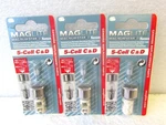 Lot 3 Genuine Maglite 5 Cell & D Replacement Lamp Bulb Mag-num Star Ii Xenon. Fixed Price $25.00.