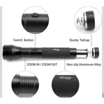 Hilngav Pack Heavy Duty Led Flashlight Zoomable Aluminum Alloy Black 2-CELL. Fixed Price $15.00.