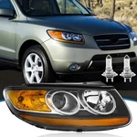 Headlight Replacement For Hyundai Santa Fe 2007-2012 Headlamp With Halogen Bu.... Fixed Price $151.09.