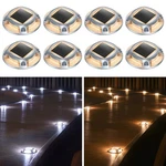 Agptek Solar Driveway Lights Outdoor 8 Pack 2 Color Modes Led Deck Dock Marine. Fixed Price $99.99.