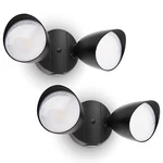 2-PACKS 2500 Lumen 32 Watt 28 Led Dual-head Floodlight Outdoor, Full Meta.... Fixed Price $82.27.