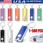 1 500X Mini Keychain Flashlight Led Bulk Small For Outdoor Lot. Fixed Price $156.69.
