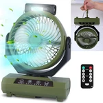 Imountek Rechargeable Oscillating Camping Fan W/ Flashlight Tent Power Bank. Fixed Price $42.72.