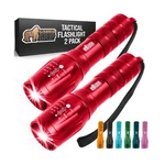 Gorilla Grip Powerful Led Tactical Flashlight, 750 Ft High Lumens Adjustabl.... Fixed Price $26.17.