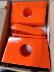 Dealmed Deluxe Emergency Head Immobilizer Device, Orange, 1 Count. Fixed Price $42.00.