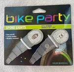 Bike Party Bicycle Led Light Set Multicolor Pack Fits 20"- 29" Spoked Wh. Fixed Price $5.00.