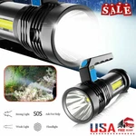 Brightest 9900000LM 4-MODES Cob Led Flashlight Home Camping Rechargeable Torch. Fixed Price $9.98.