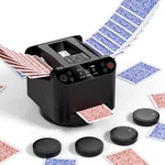 Inncnn 2-IN-1 Automatic Card Shuffler And Dealer Machine With 4 Remotes Black. Fixed Price $189.28.