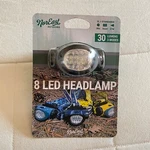 Noreast Outdoors 8 Led Headlamp 30 Lumens Modes Hrs Battery Green Strap. Fixed Price $14.99.