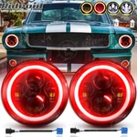 Ford Mustang 1965-1973 7" Inch Led Headlights W/ Drl Turn Signal Pair. Fixed Price $50.99.