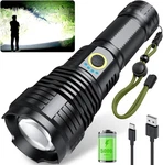 2025 Upgrade Super Bright 2000,000 Lumens Rechargeable Tactical Led Flashlight. Fixed Price $25.99.