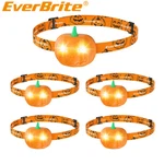 Everbrite 5PACK Halloween Pumpkin 2 Modes Led Adjustable Band. Fixed Price $27.99.
