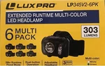 Lux-pro 303-LUMEN Led Headlamp (battery Included) 6-PACK. Fixed Price $35.20.