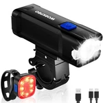 Workpro Usb Rechargeable Bike Bicycle Front Rear Lamp Headlight Taillights. Fixed Price $23.99.