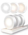 Ezvalo Led Puck Lights With Charging 6PACK-STATION, White. Fixed Price $44.41.